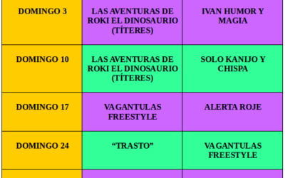 PROGRAMACIÓN TEATRO DE CALLE MAYO 2015