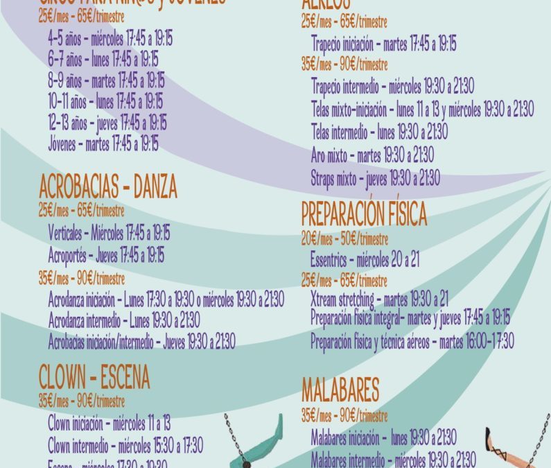 CURSOS REGULARES 2018/19