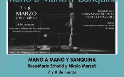 INTENSIVO MANO A MANO Y BANQUINA . Rosa-Marie Schmid y Nicolo Marzoli . 7-8/03