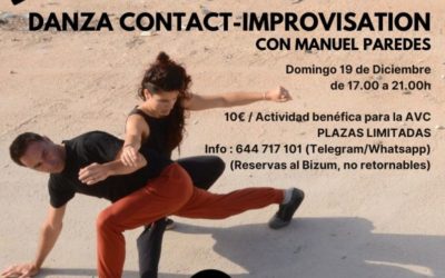 INTENSIVO: DANZA CONTACT-IMPROVISATION CON MANUEL PAREDES EL DOMINGO 19/12/21
