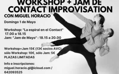 INTENSIVO: WORKSHOP+JAM DE MAYO DE CONTACT IMPROVISATION CON MIGUEL HORACIO 01/05/22