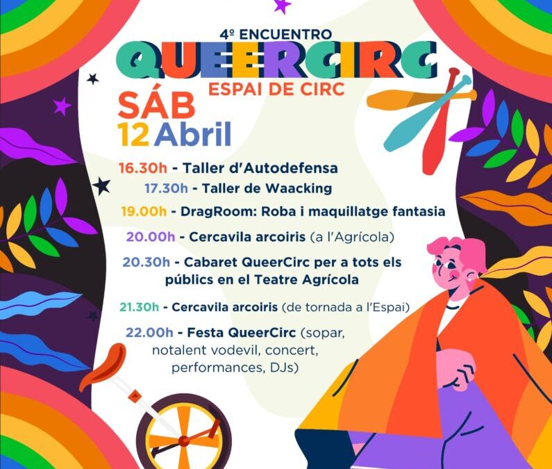 4º ENCUENTRO QUEERCIRC DE LA AVC: Sábado 12 de Abril